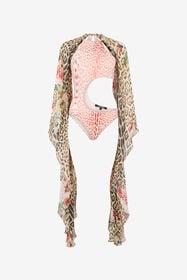 RC Jaguar Pink Print One-Piece Swimsuit PINK XQW041-HVT23