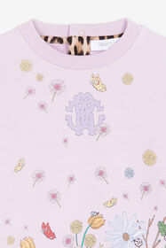 JU RC Monogram Cotton Sweatshirt Purple RJT90H-CF050
