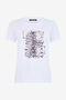 RC Weißes T-Shirt mit Leoparden-Grafik RC Weißes T-Shirt mit Leoparden-Grafik WHITE TOT60B-JD003