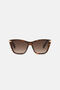 RC Sonnenbrille mit Front aus Acetat und Bügeln aus Metall SHINY STRIPED CHELSE VALD04-ID240