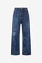 RC Jeans With Dragon And Floral Pattern RC Jeans With Dragon And Floral Pattern Dark blue VRJ213-VT002