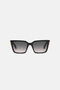 RC Sunglasses with acetate front combined with metal temples SHINY BLACK VALD12-ID250