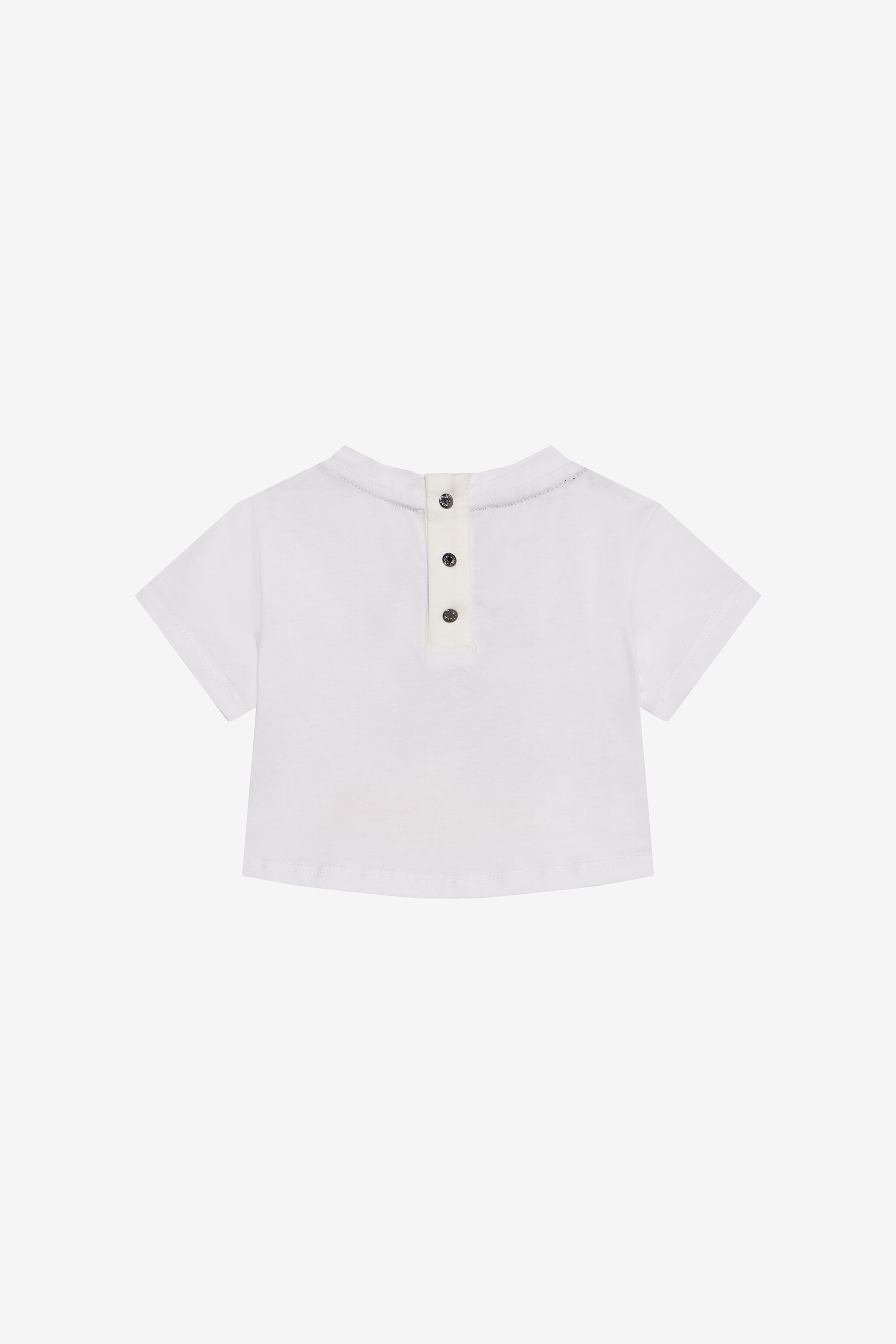JU Embroidered Logo T-Shirt WHITE XJT61O-JD017