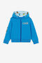 JU Logo-Print Zip Hoodie JU Logo-Print Zip Hoodie Blue QJT918-CF050