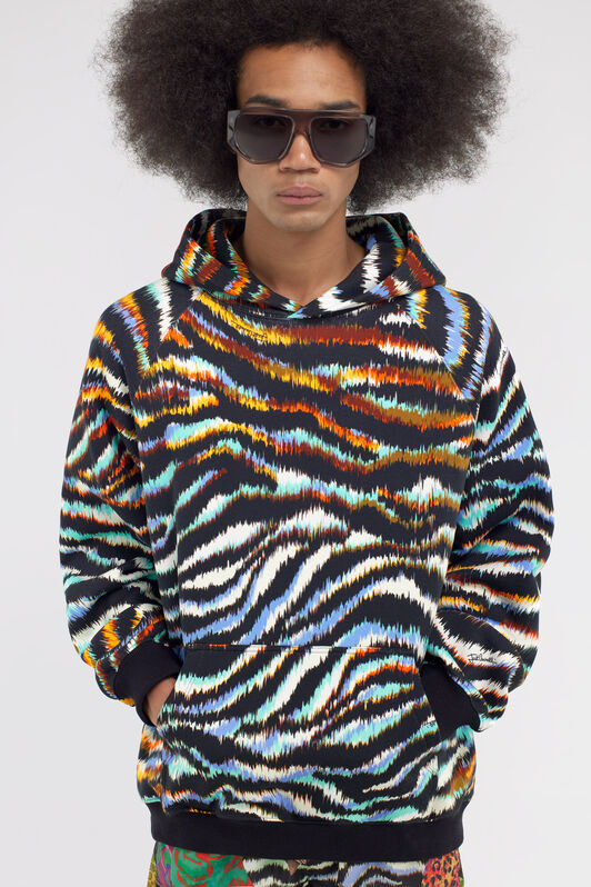 JC Just Cavalli sweatshirt JC Just Cavalli sweatshirt Light blue/Black SFT286-SF197