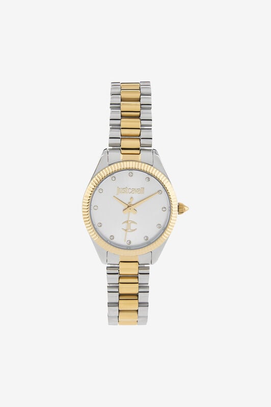 JC Just Cavalli Women Set, including a Glam Bracelet and Watch JC Just Cavalli Women Set, including a Glam Bracelet and Watch Silber/Gold RALT63-IT063