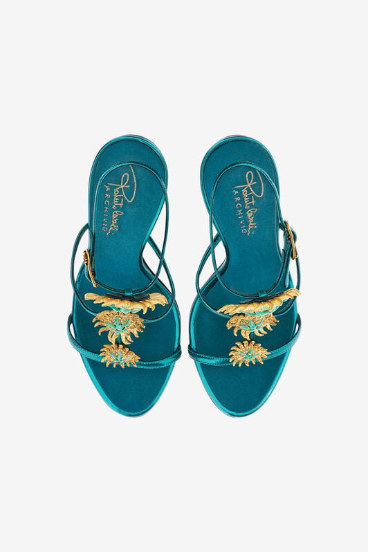 RC Teal Sandale Mit Sonnenmotiv RC Teal Sandale Mit Sonnenmotiv Hellblau SKS017-PN199