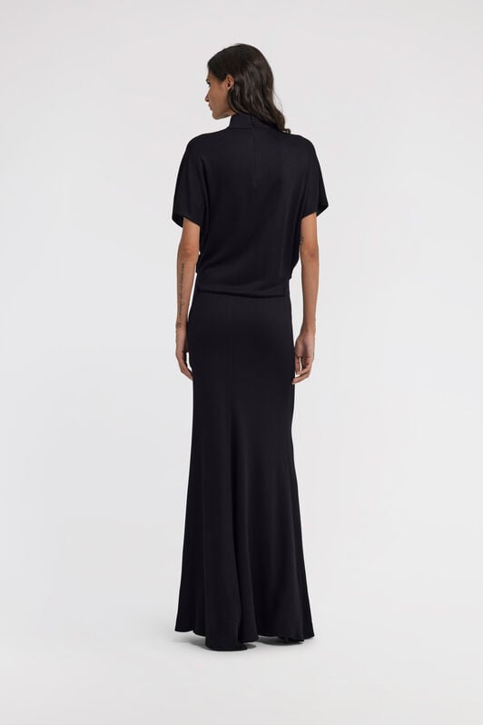 RC Long dress with knot RC Long dress with knot Black TWT117-JE040