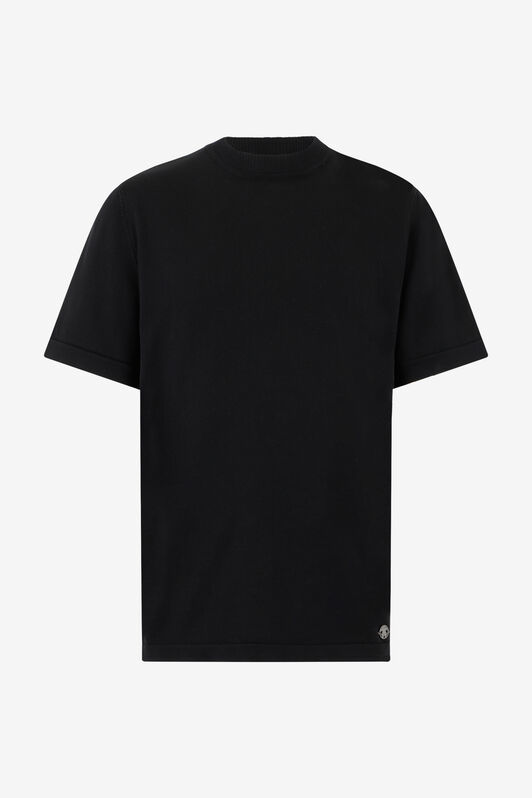 RC Black Mock Neck T-Shirt RC Black Mock Neck T-Shirt BLACK SOT60M-VI044