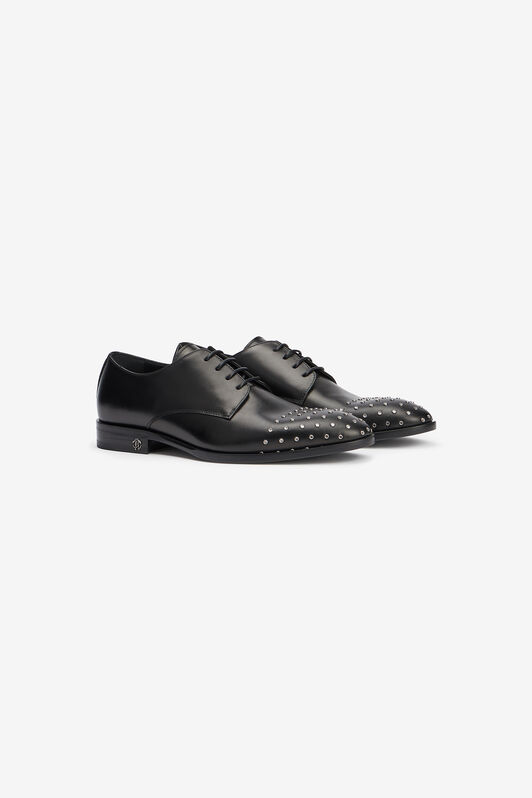 RC Derby Shoes with Studded Toe Cap RC Derby Shoes with Studded Toe Cap Black TRS008-PZ08A