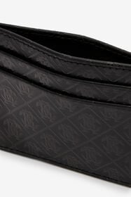RC Porte-Cartes Avec Monogramme Mirror Snake Sur Toute La Surface Noir VRA009-PZS76