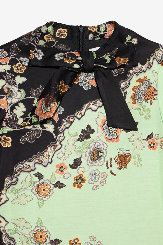 JU Kleid mit Kimono-Print JU Kleid mit Kimono-Print GREEN/BLACK XJT11S-7HT67