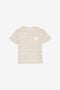 JU T-Shirt À Imprimé Tiger Skin Et Écusson JU T-Shirt À Imprimé Tiger Skin Et Écusson Ivoire UJT60K-JFO44