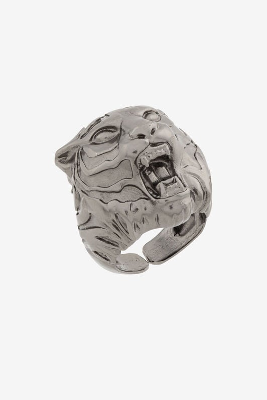 RC Anillo cabeza de tigre RC Anillo cabeza de tigre Plata OKG024-AM001