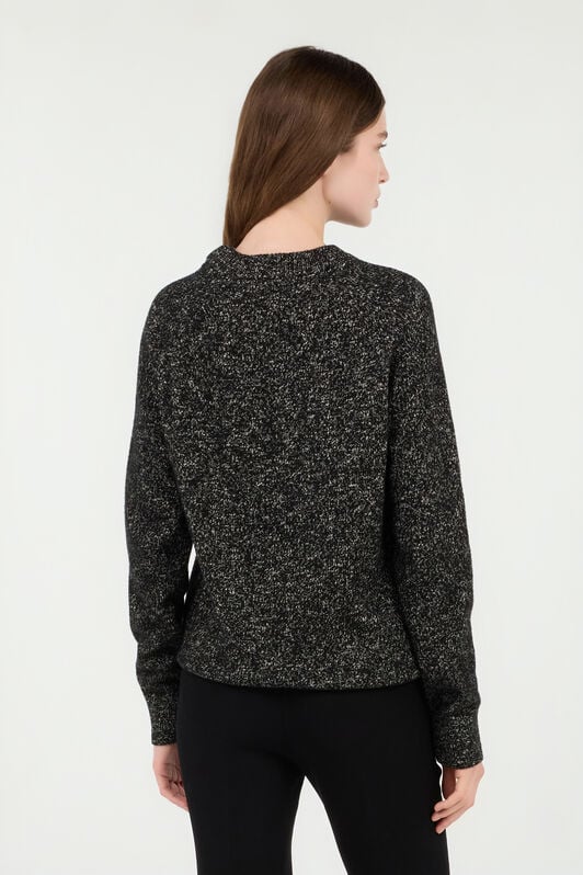 RC Black Sweater with Monogram RC Intarsia RC Black Sweater with Monogram RC Intarsia BLACK ROM60E-FEC30