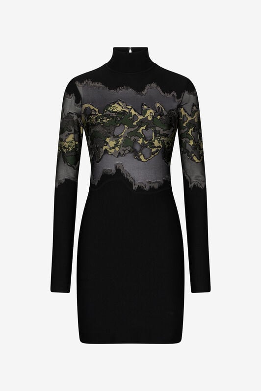 RC Minivestido Jacquard Marble RC Minivestido Jacquard Marble Verde oscuro TWM100-MA012