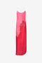 RC Long Dress With Perforated Rose Pattern RC Long Dress With Perforated Rose Pattern Fuchsia UKR120-SZN57