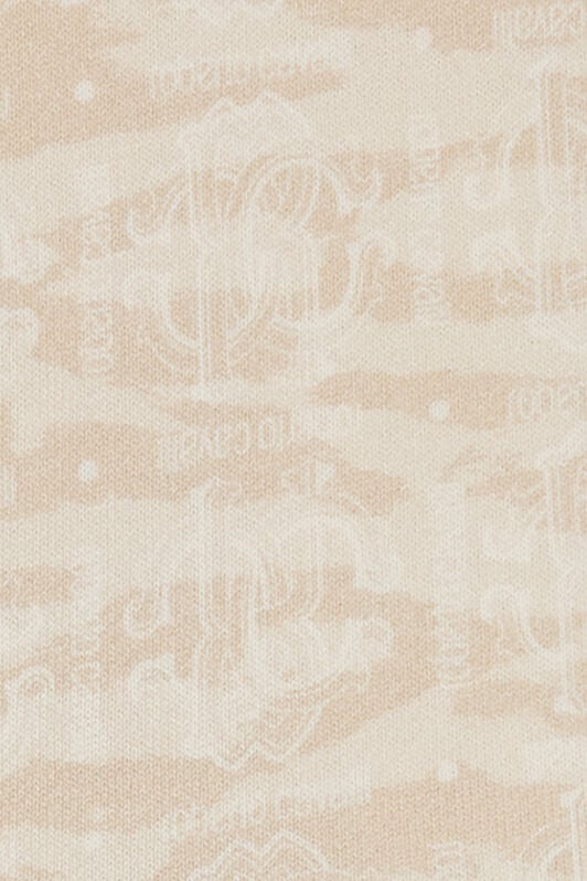 JU Sweatshirt With RC Monogram And Tiger Skin Print JU Sweatshirt With RC Monogram And Tiger Skin Print Ivory UJT665-5OO44