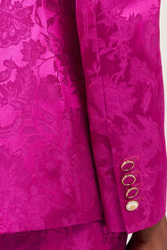 RC Blazer in Florentine Flowers jacquard pattern FUCHSIA WQT401-TJ033