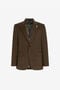 RC Blazer monopetto con zanna RC Blazer monopetto con zanna Marrone scuro RRT435-FN070