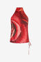 RC Haut En Soie À Imprimé Garden Rose RC Haut En Soie À Imprimé Garden Rose Rouge UKT600-RYN48