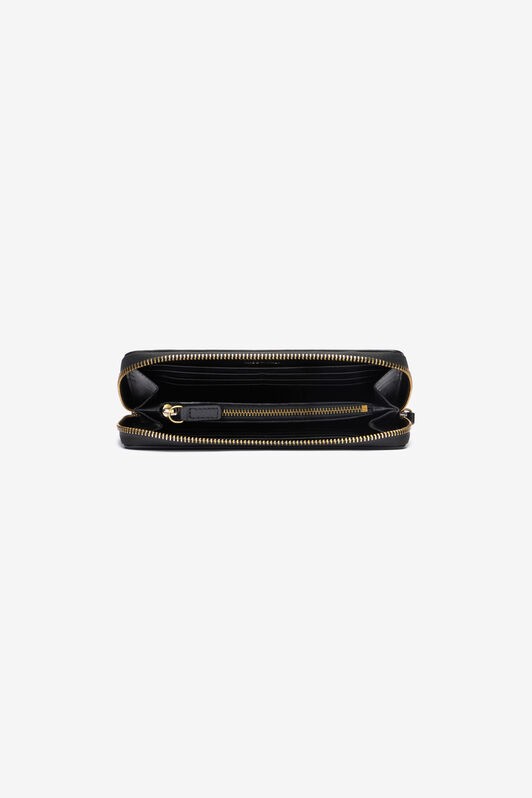 RC Leather Wallet with Monogram RC RC Leather Wallet with Monogram RC Black OOA00B-PZ015