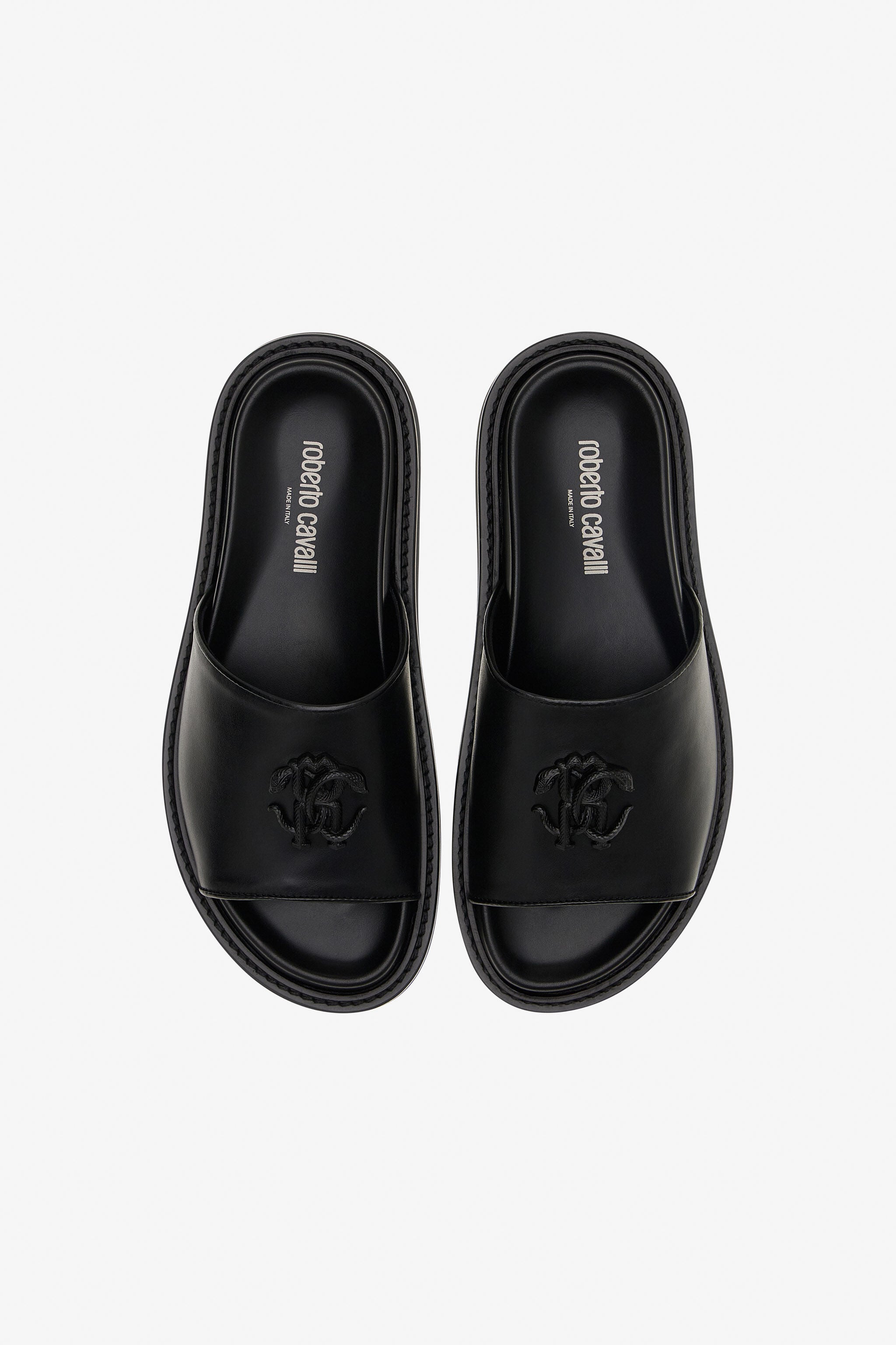 RC RC logo sandals RC RC logo sandals Black SRS058-PZA90