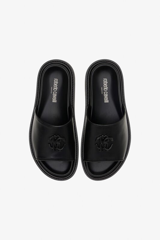 RC RC logo sandals RC RC logo sandals Black SRS058-PZA90