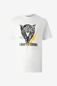 RC Camiseta Con Rayo Y Jaguar WHITE POT60B-JD060