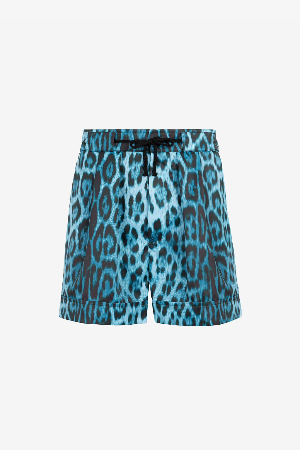 RC Leopard print drawstring swim shorts RC Leopard print drawstring swim shorts Blue QRH00K-5RF53