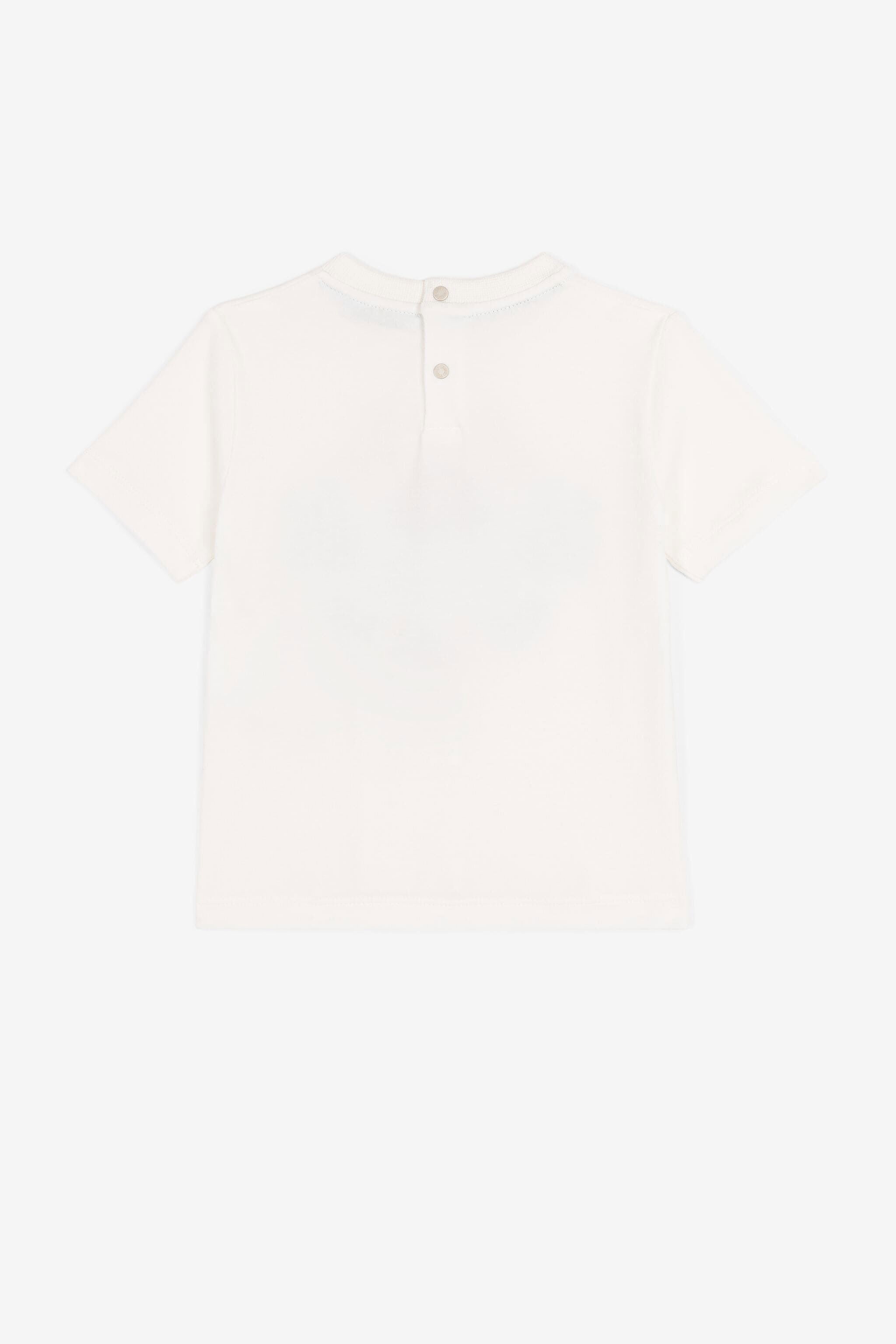 JU Graphic-print cotton T-shirt JU Graphic-print cotton T-shirt White QJT672-JV025
