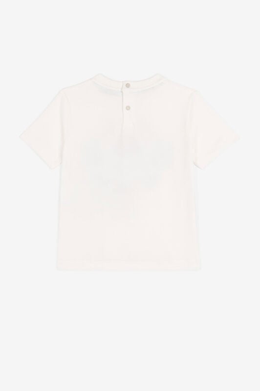 JU Graphic-print cotton T-shirt JU Graphic-print cotton T-shirt White QJT672-JV025