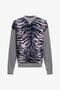 RC Zebra print sweatshirt RC Zebra print sweatshirt Gris TRT68D-CF050