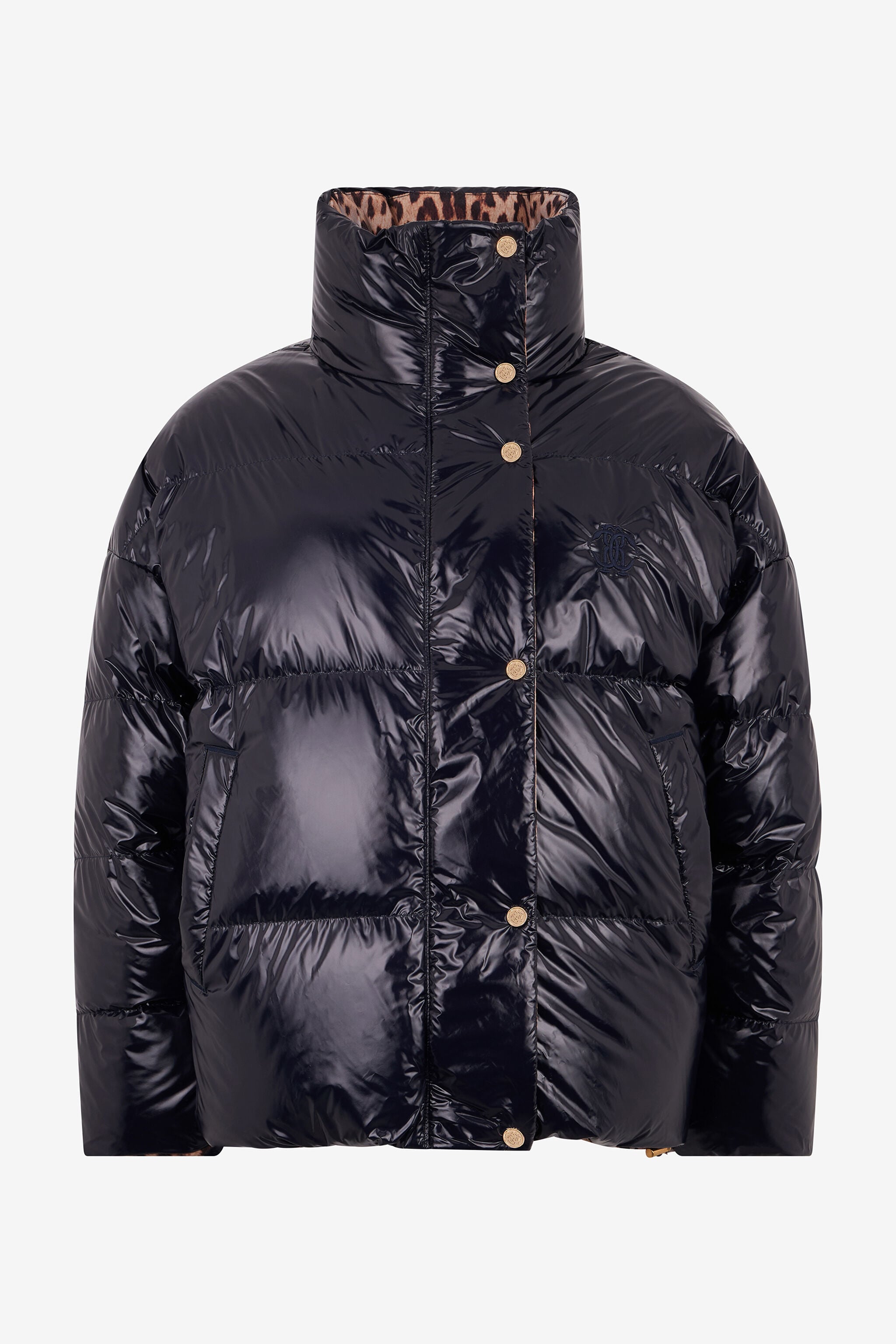 RC Chaqueta de Plumas Reversible Estampado Marble RC Chaqueta de Plumas Reversible Estampado Marble BLUE ROT80B-FY035