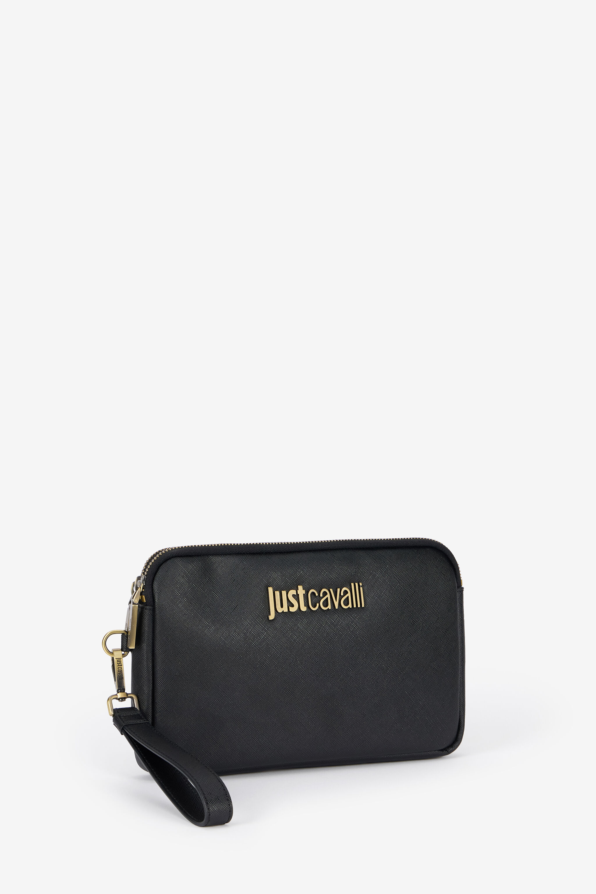 JC Just Cavalli Black Shoulder Bag With Logo JC Just Cavalli Black Shoulder Bag With Logo BLACK VFB029-VF561
