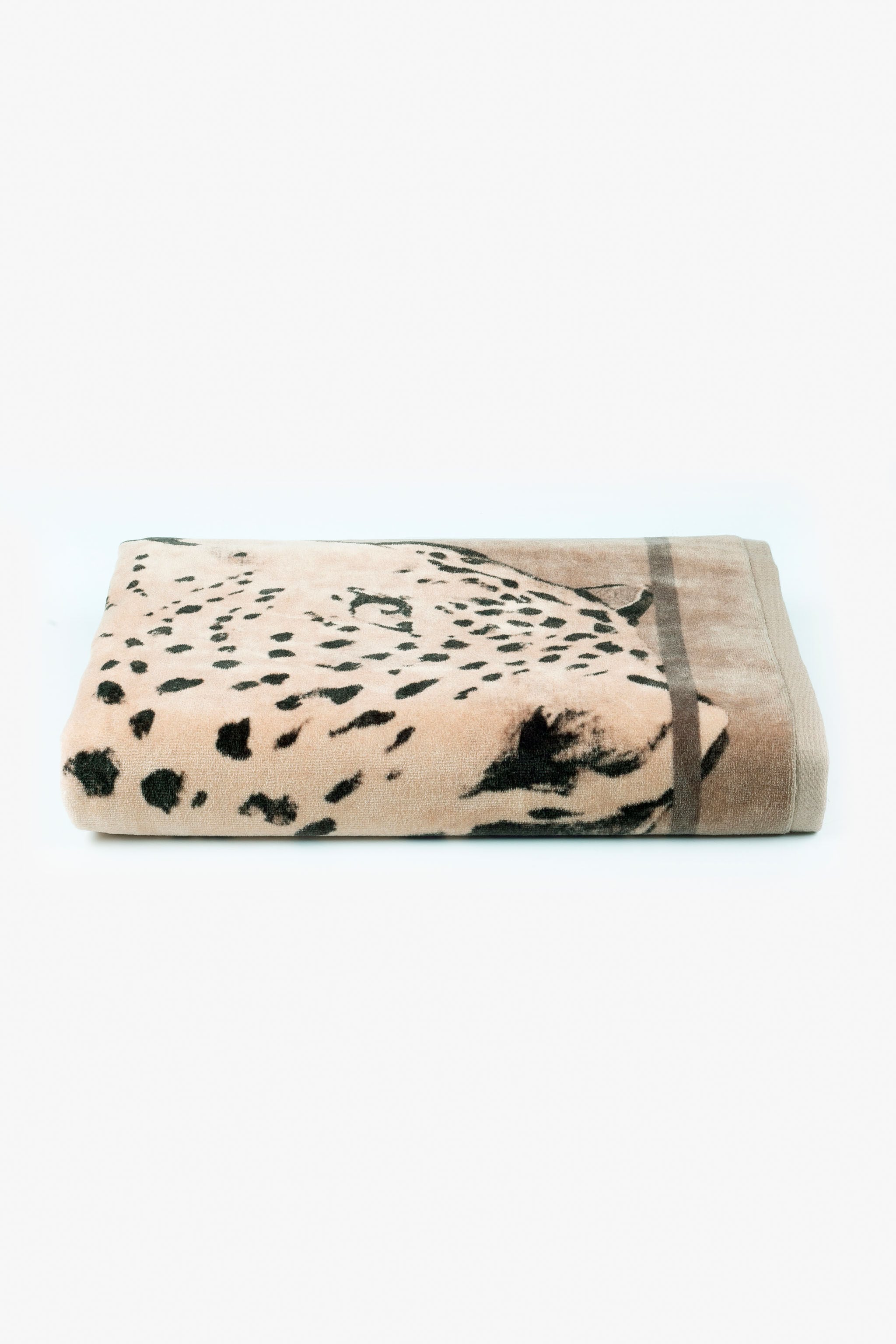 HO Big Cat Print Beach Towel HO Big Cat Print Beach Towel STONE UALH03-IH004
