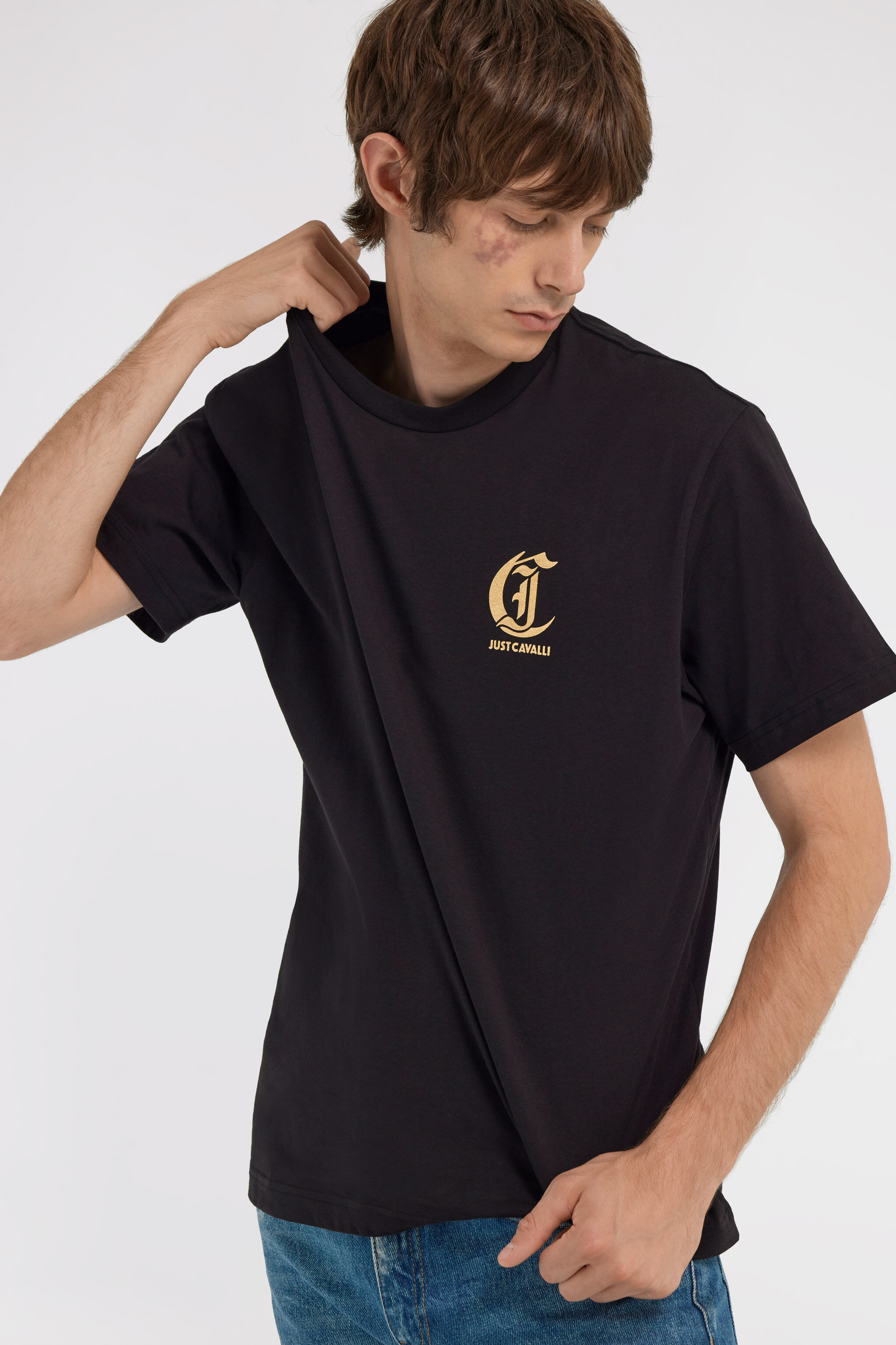 JC Just Cavalli T-shirt JC Just Cavalli T-shirt Negro TFT043-TF060