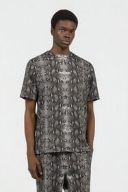 RC T-Shirt Stampa Python PYTHON DARK GREY SOT60L-JD020