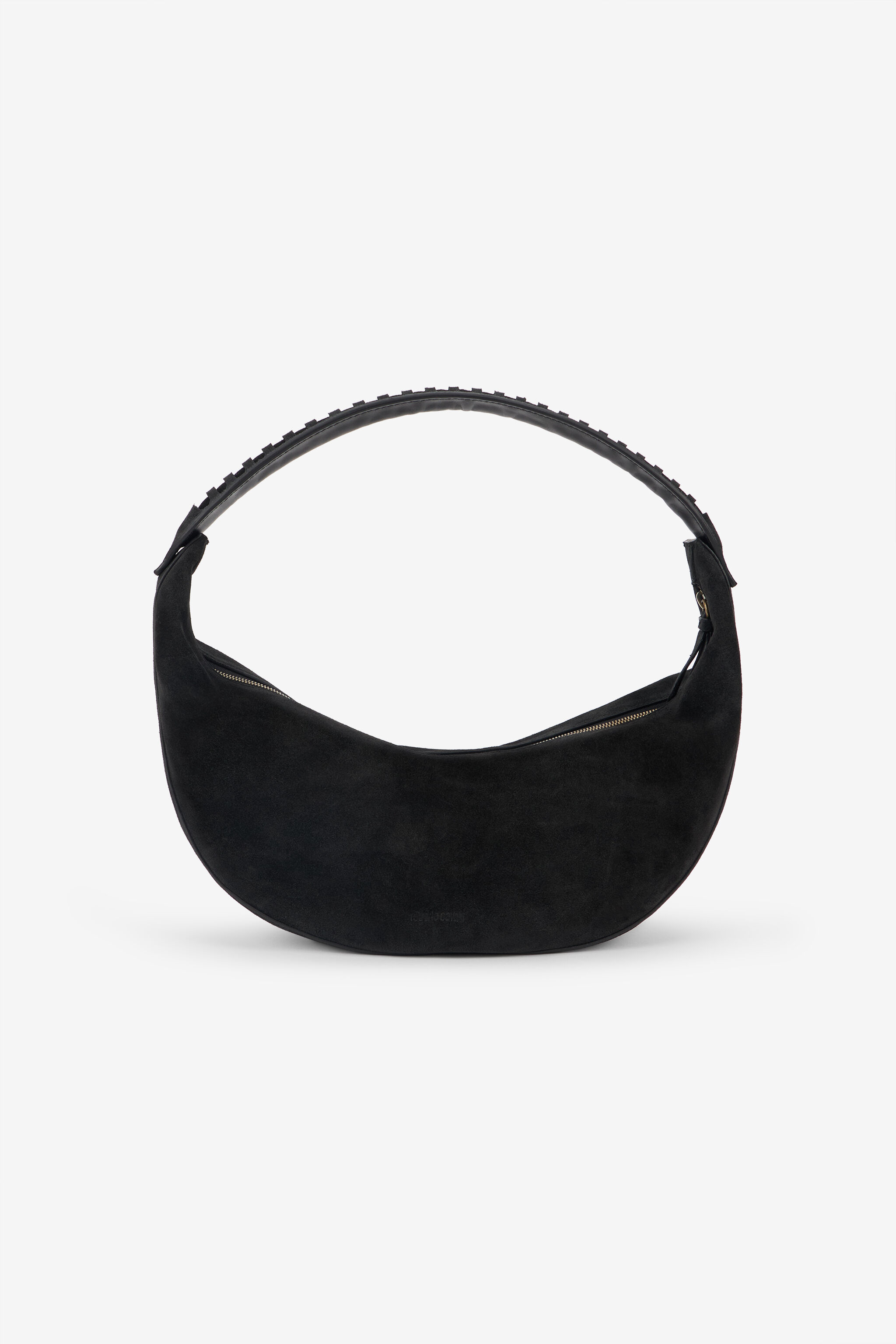 RC Black Soft Shoulder Bag With RC Monogram RC Black Soft Shoulder Bag With RC Monogram BLACK TOB00B-PZ563