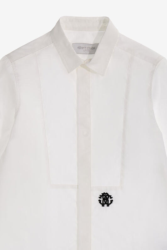 JU Shirt with Logo White SJT708-CH004