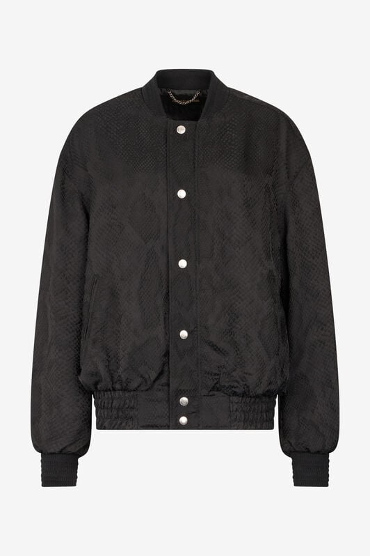 RC Python-Effect Bomber Jacket RC Python-Effect Bomber Jacket Black URT465-DJ109