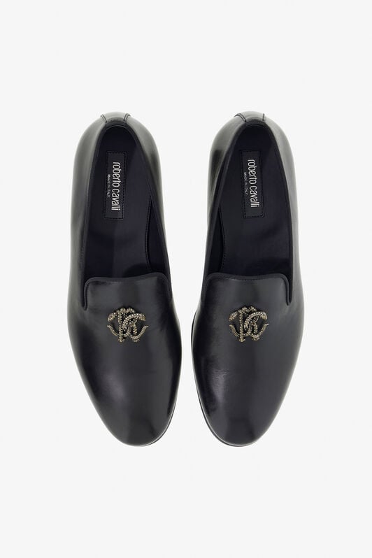 RC Leather Loafers with Buckle RC Leather Loafers with Buckle Black SRS006-VL005