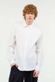 JC Solid-Color Shirt White UFM009-UF104