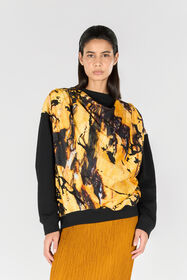 RC Sweatshirt Mit Print Marble Gelb TWT680-CF020