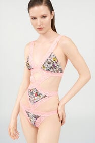 RC Florentine Flowers One-Piece Swimsuit BEIGE WQW006-HVR40