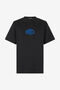 RC Camiseta De Algodón Con Monograma RC Camiseta De Algodón Con Monograma Negro VRT61C-JD060