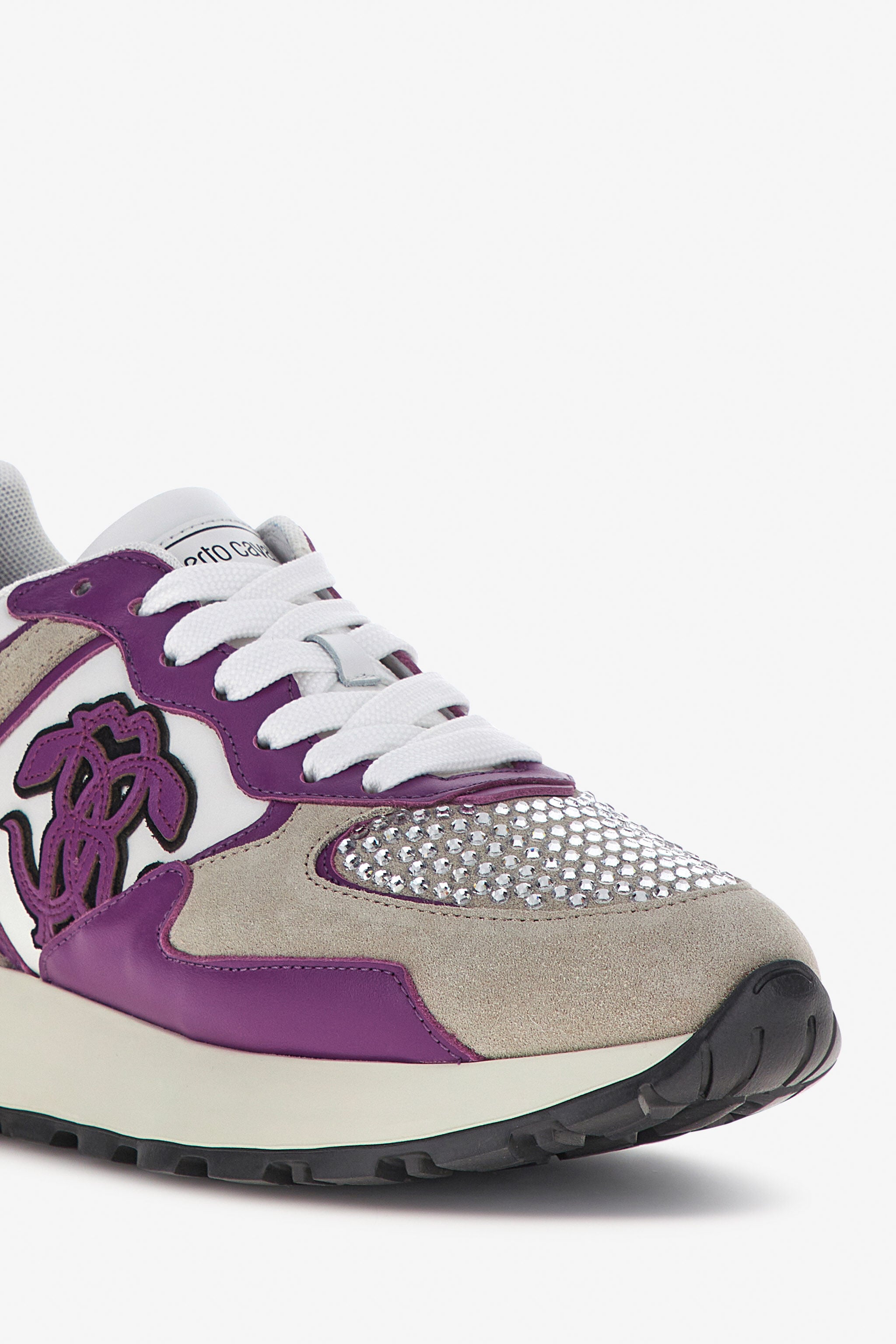 RC Sneakers with Monogram Mirror Snake Purple/Grey RKS047-PZB31