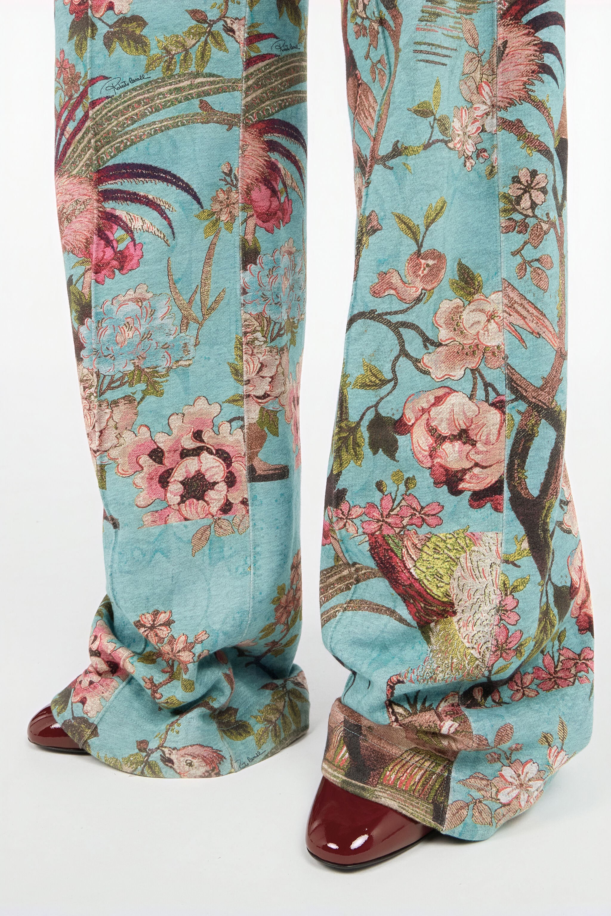 RC Multicolor pants with Oriental Bird print RC Multicolor pants with Oriental Bird print PISCINA/ROSA VKT20B-2GP76