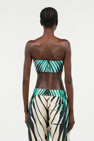 RC Ray Of Sea Print Bandeau Top Светло-голубой VKT602-RLM33