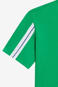 JU White Cotton T-Shirt GREEN TJT61J-JD001